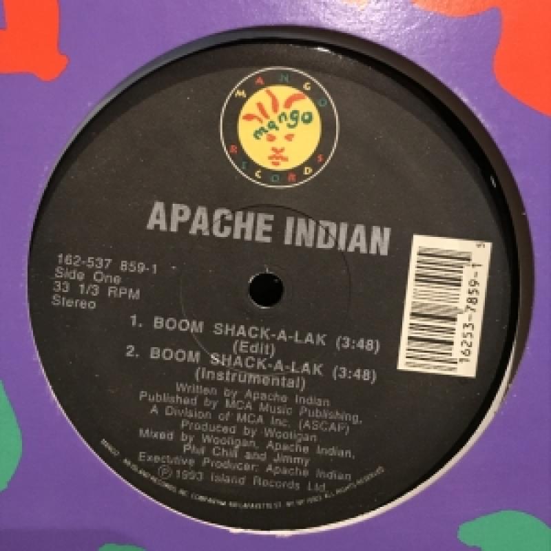 APACHE INDIAN/BOOM SHACK-A-LAK レコード通販・買取のサウンド 