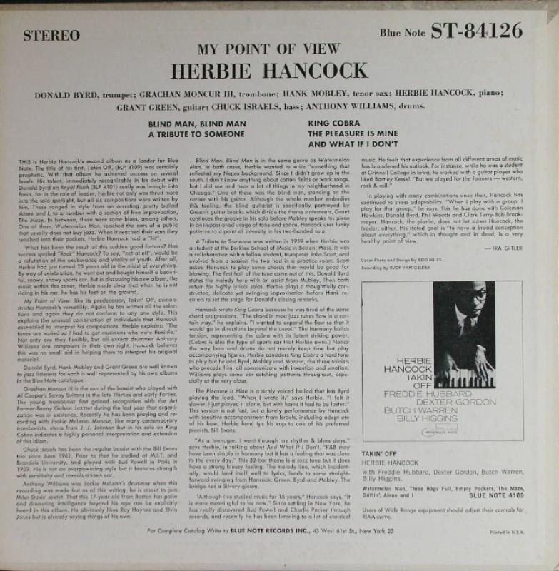 Herbie Hancock /My Point Of View レコード通販・買取のサウンド