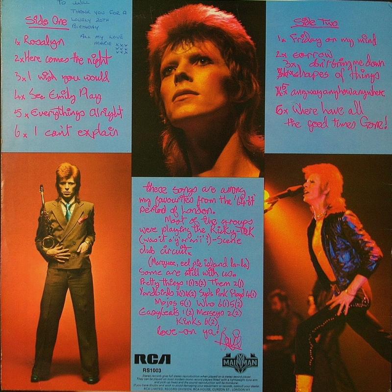 David Bowie /Pinups レコード通販・買取のサウンドファインダー David Bowie /Pinups レコード通販・買取のサウンドファインダー