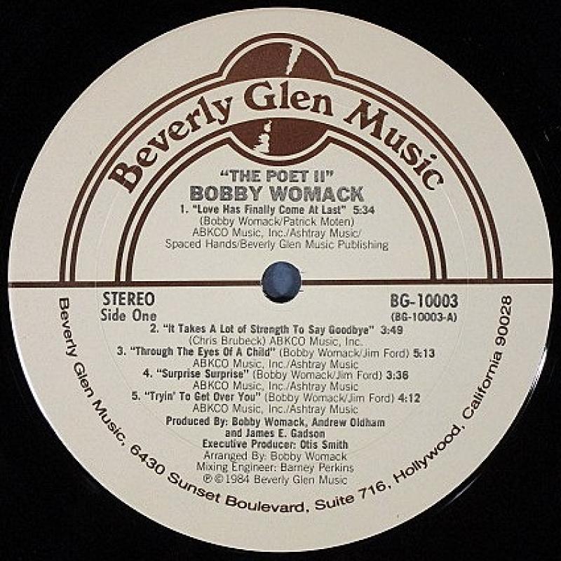 Bobby Womack Featuring Patti Labelle The Poet Ii レコード Cd通販のサウンドファインダー