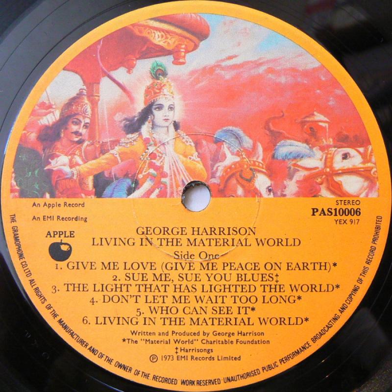 GEORGE HARRISON/LIVING IN THE MATERIAL WORLD レコード・CD通販のサウンドファインダー