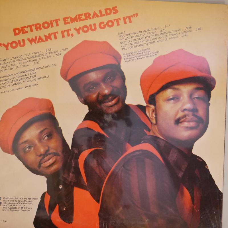 detroit emeralds you want it you got it 未開封 レコード通販の