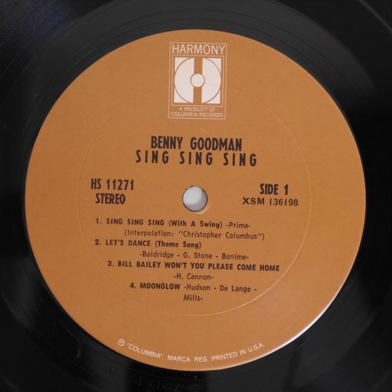 BENNY GOODMAN /SING SING SING レコード通販・買取のサウンドファインダー