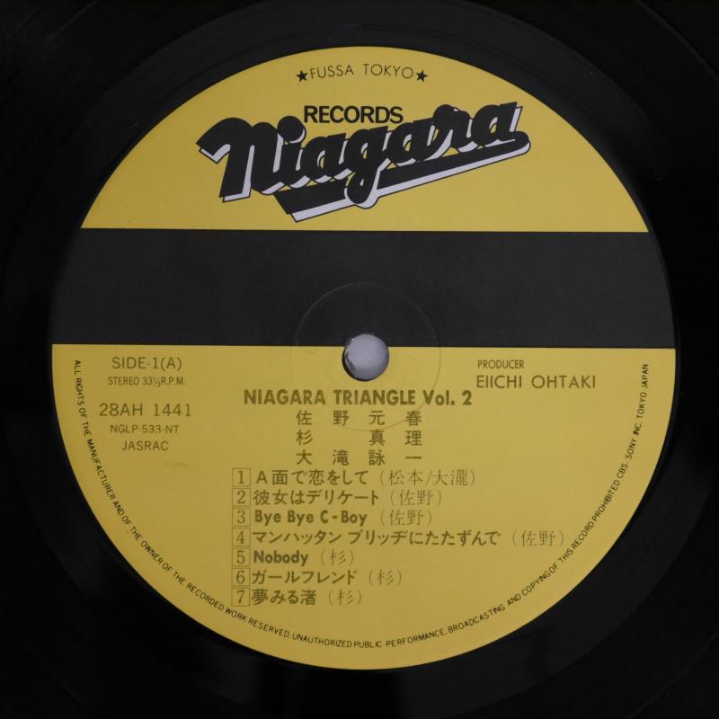 佐野元春・杉真理・大滝詠一/NIAGARA TRIANGLE-VOL.2 レコード通販