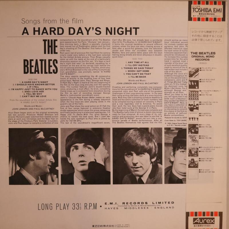 THE BEATLES/ビートルズがやって来る ヤァ!ヤァ!ヤァ!赤盤/MONO