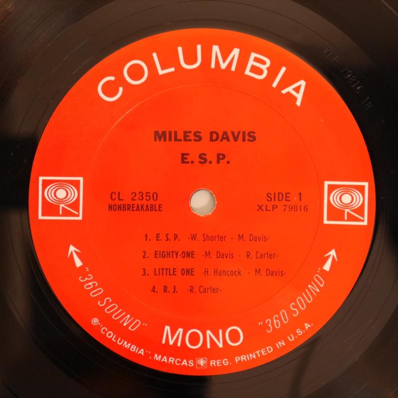 MILES DAVIS/E.S.P.(2EYE360MONO） レコード通販・買取のサウンド 