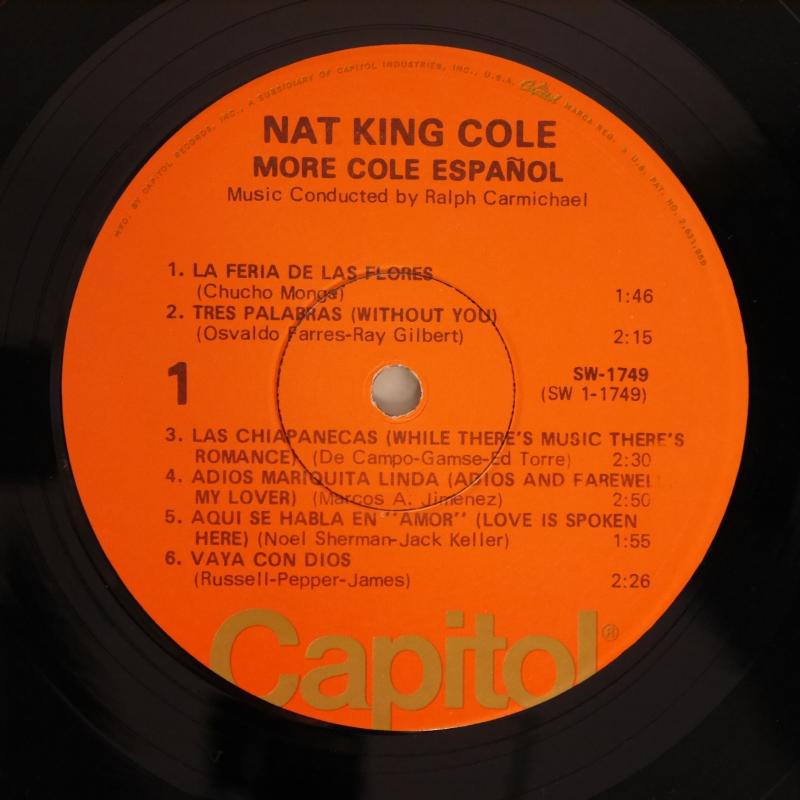 Nat King Cole/More Cole Español レコード通販・買取のサウンドファインダー