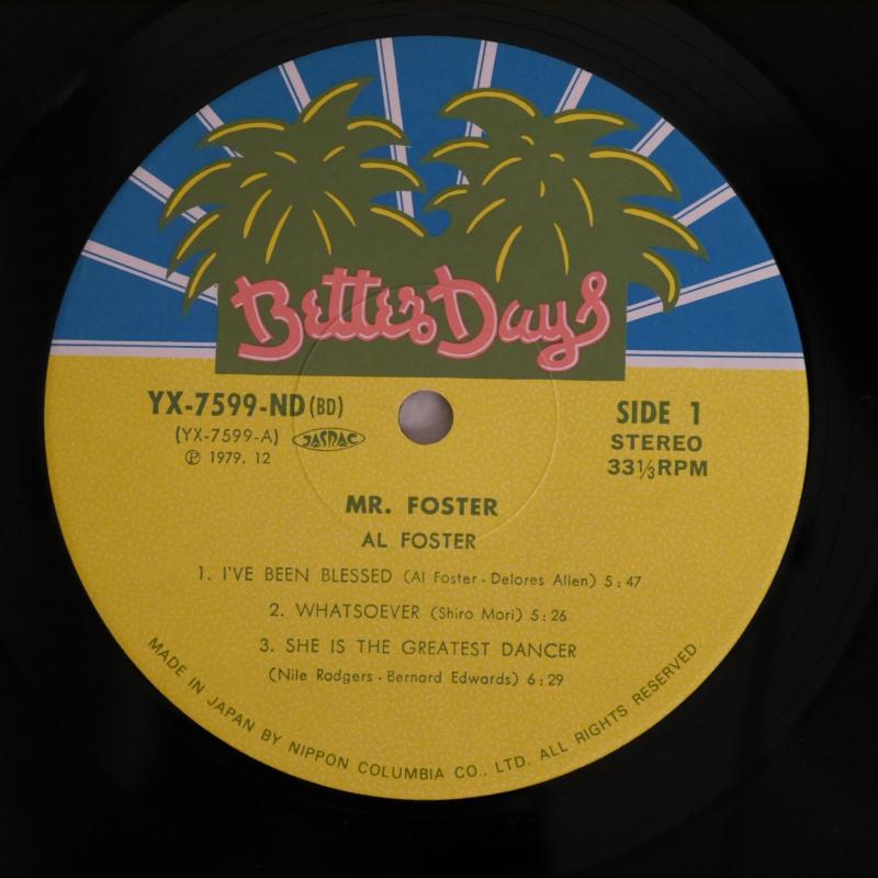 Al Foster/Mr. Foster レコード通販・買取のサウンドファインダー