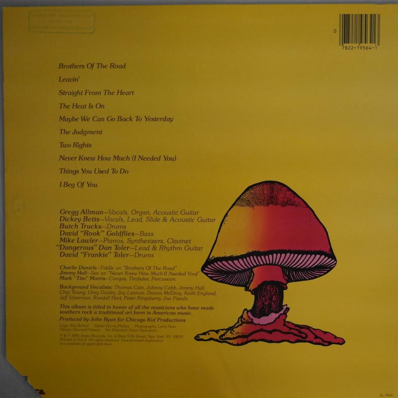 Allman Brothers Band/BROTHERS OF THE ROAD （プロモ） レコード通販 