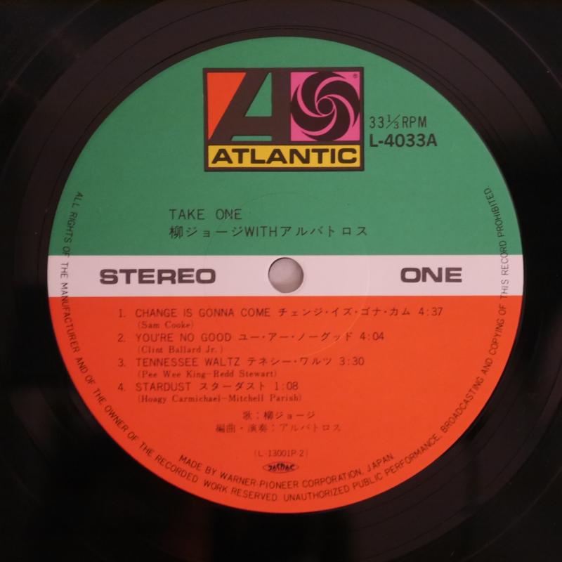 柳ジョージ WITH アルバトロス/Take One レコード通販・買取のサウンド 