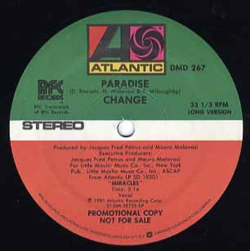 CHANGE/PARADISEの12インチレコード通販・販売ならサウンドファインダー"