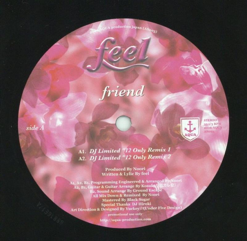 FEEL/FRIENDSの12インチレコード通販・販売ならサウンドファインダー"