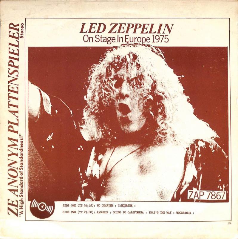LED ZEPPELIN/On Stage In Europe 1975のLPレコード通販・販売ならサウンドファインダー