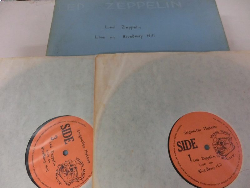 Led Zeppelin/Live On Blueberry HillのLPレコード vinyl LP通販・販売ならサウンドファインダー