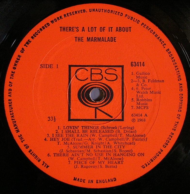 Marmalade /There's A Lot Of It About レコード・CD通販のサウンドファインダー