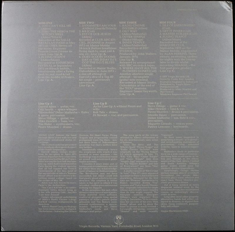 Gong /Live Etc. レコード・CD通販のサウンドファインダー