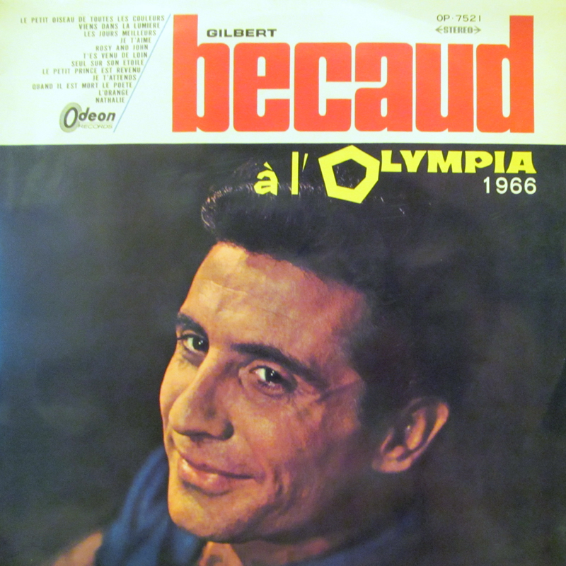 ジルベール・ベコー/オランピア劇場のべコー'66のLPレコード通販・販売ならサウンドファインダー"