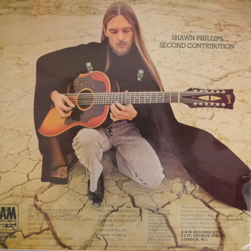 SHAWN PHILLIPS/SECOND CONTRIBUTION（UKオリジナル） レコード・CD通販のサウンドファインダー