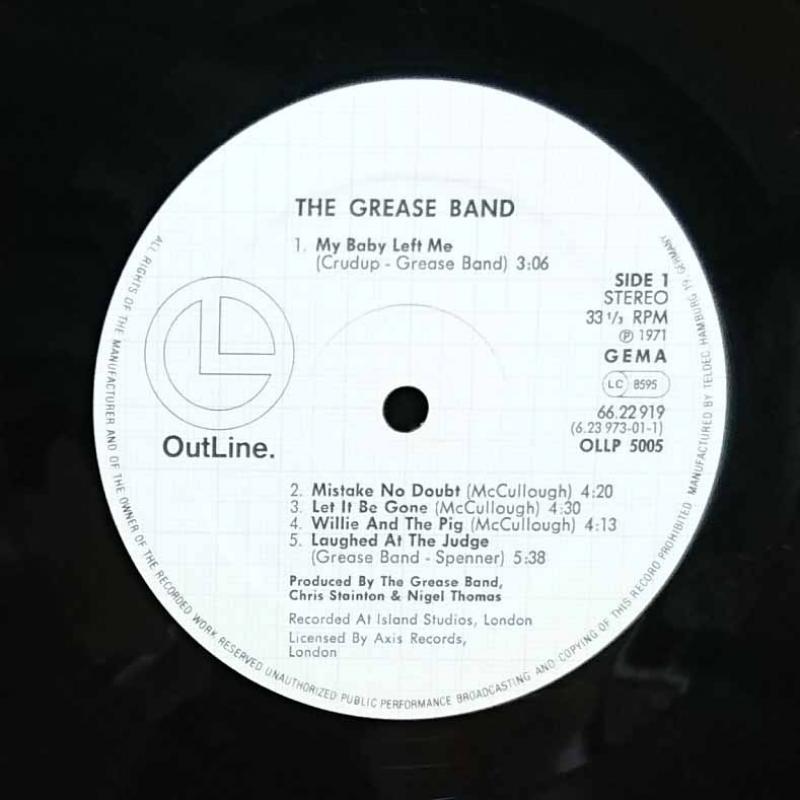 GREASE BAND/Grease Band レコード・CD通販のサウンドファインダー