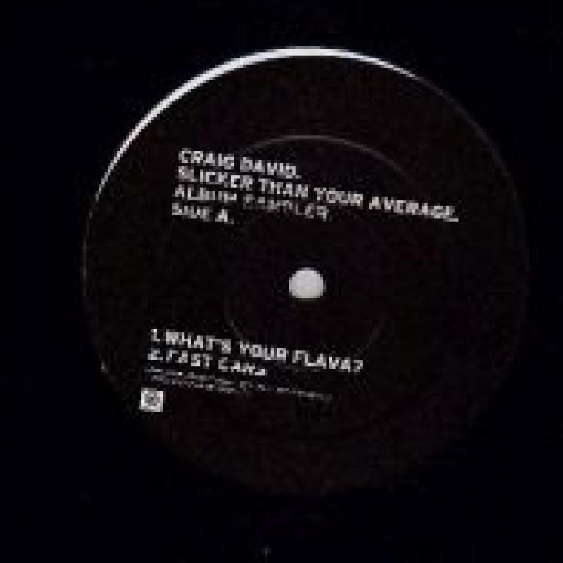 CRAIG DAVID/SLICKER THAN YOUR AVERAGE - ALBUM SAMPLER レコード通販