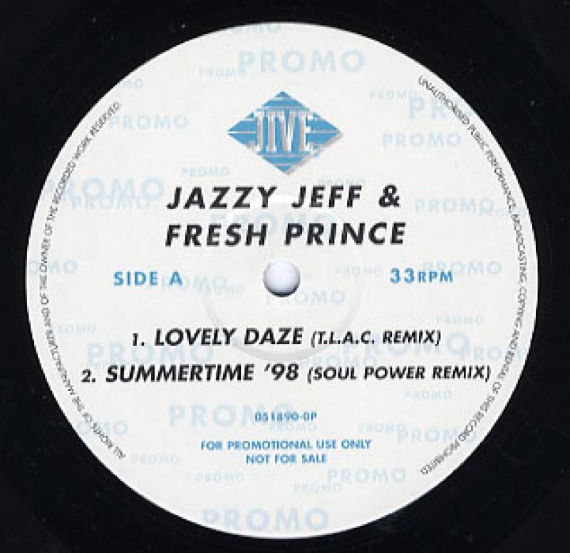 DJ JAZZY JEFF & THE FRESH PRINCE/LOVELY DAZE-PROMO (UK) レコード