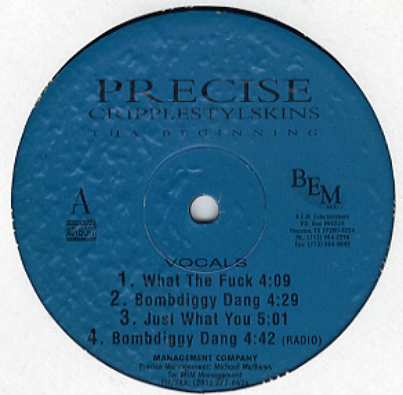hedレコード PRECISE/Granny Tha Dedication / What Tha Funk (Cripplestylskins-EP