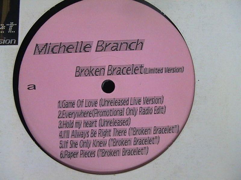 Michelle Branch/Broken Bracelet (Limited Version) レコード通販