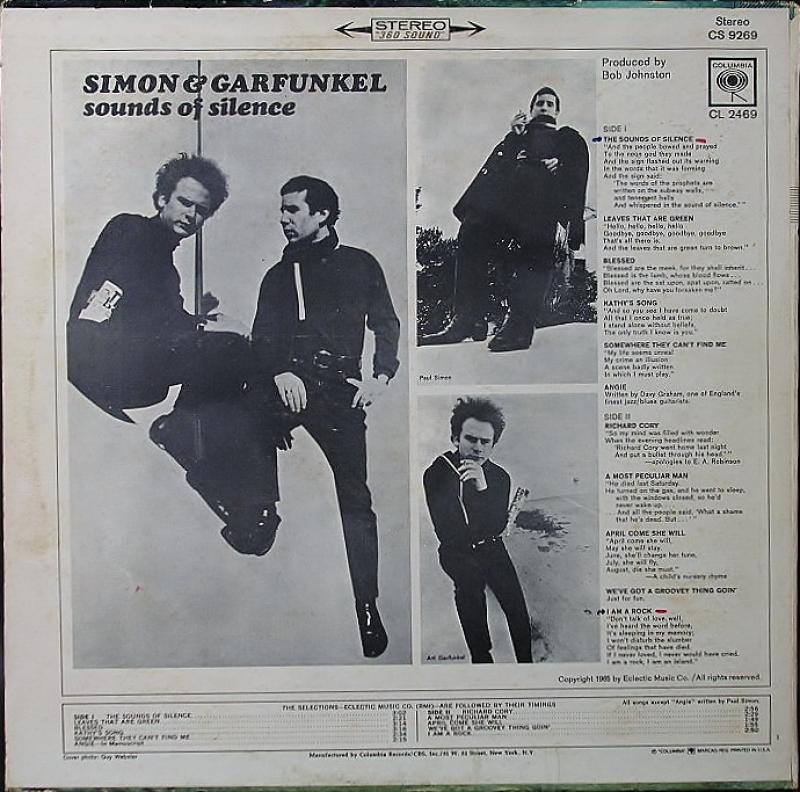 Simon & Garfunkel /Sounds Of Silence レコード通販・買取はサウンド
