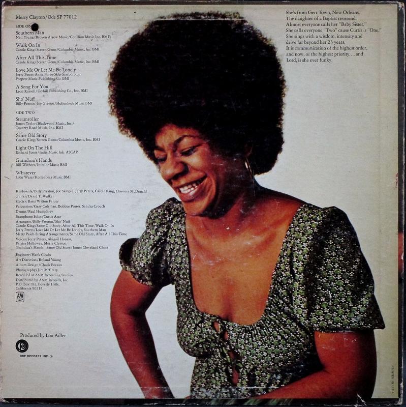 ★USオリジナル盤★『MERRY CLAYTON』メリー・クレイトンLP Merry Clayton /Merry Clayton レコード通販・買取はサウンド