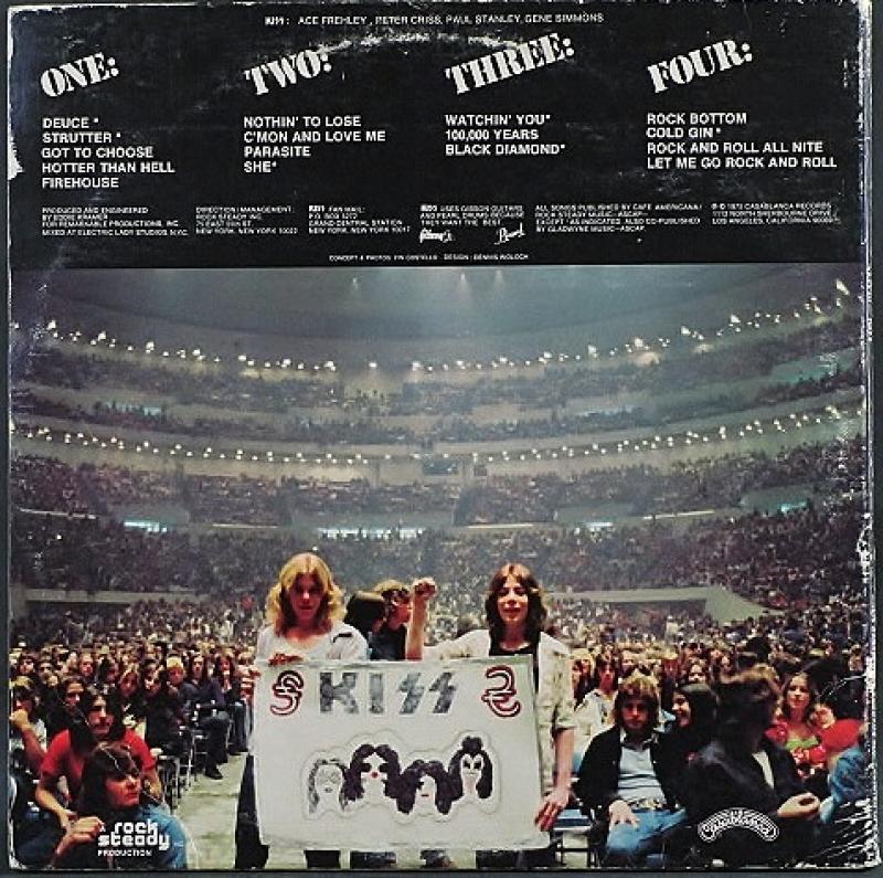 kiss レコードジャケット 1970 s ヴィンテージ KISS Rock and Roll