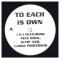 TO EACH IS OWN / STEP UP