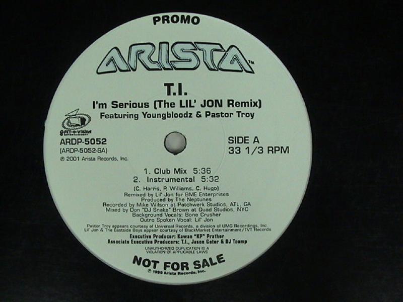 T.I./I’m Serious (The Lil' Jon Remix) レコード通販・買取はサウンドファインダー