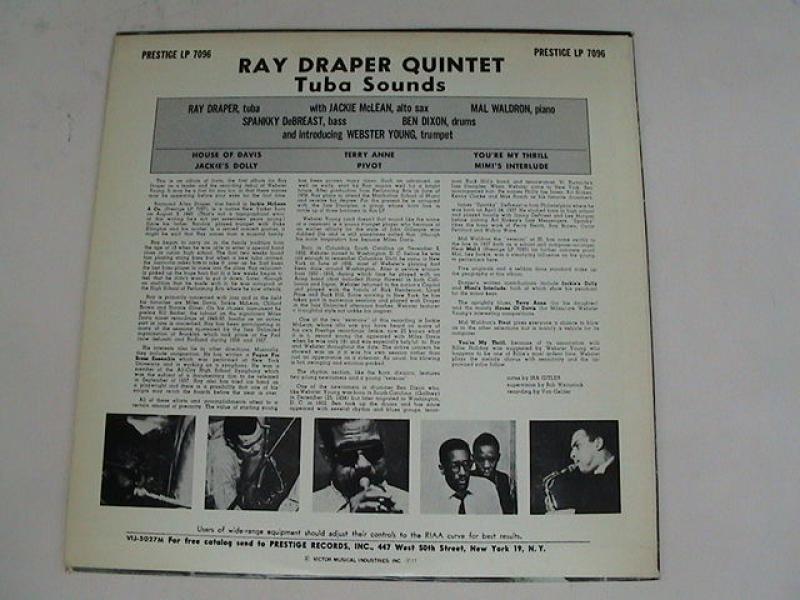 Ray Do Rapper Ray Draper Quintet/Tuba Sounds レコード通販・買取はサウンドファインダー