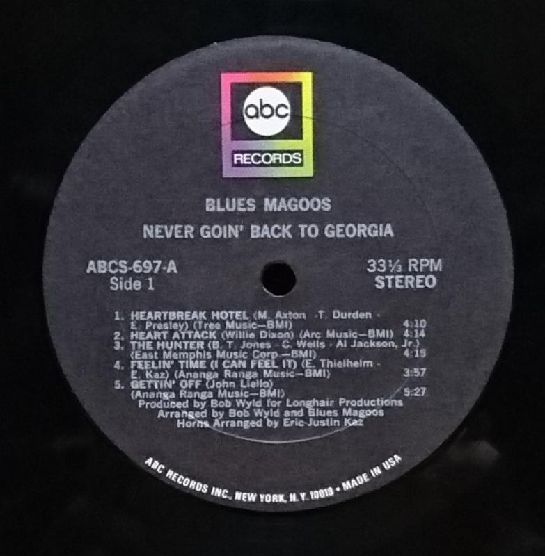 Never Going Back To Georgia Blues Magoos BLUES MAGOOS/Never Goin' Back To Georgia レコード通販・買取はサウンドファインダー
